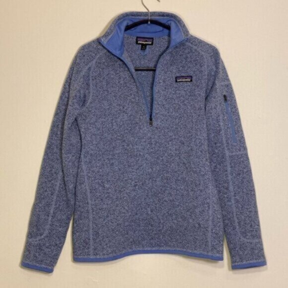 Patagonia Better Sweater Jacket Medium Lavender LVBL Fleece Pullover 2019 $139 - Picture 9 of 11